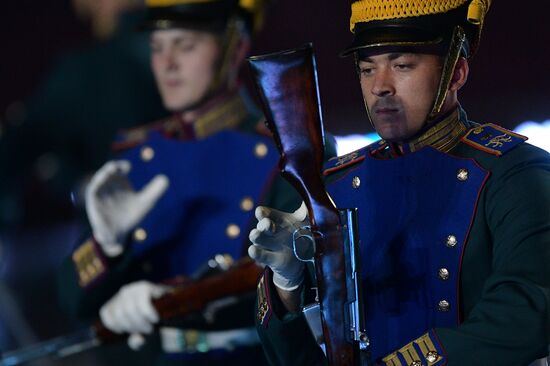 Opening ceremony for 10th Spasskaya Tower international military music festival