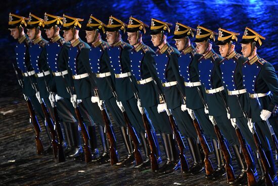 Opening ceremony for 10th Spasskaya Tower international military music festival