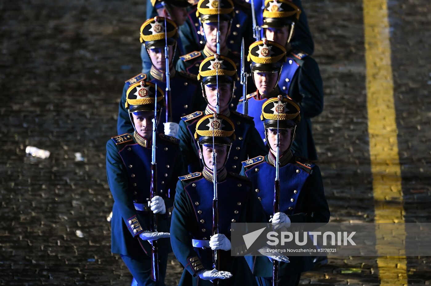 Opening ceremony for 10th Spasskaya Tower international military music festival