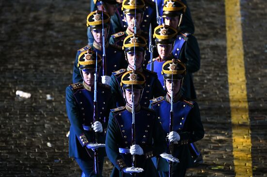 Opening ceremony for 10th Spasskaya Tower international military music festival