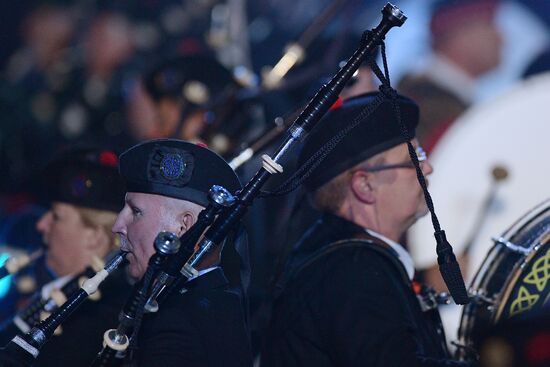 Opening ceremony for 10th Spasskaya Tower international military music festival