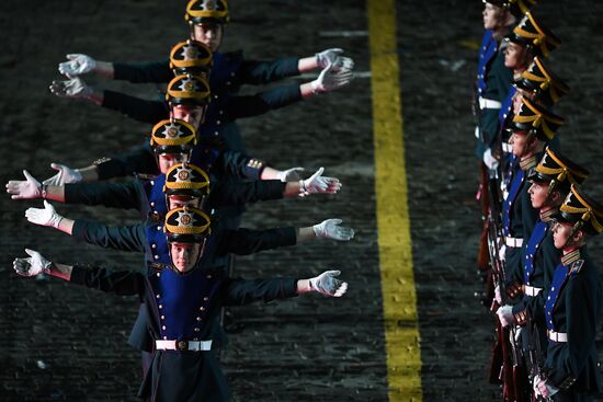 Opening ceremony for 10th Spasskaya Tower international military music festival