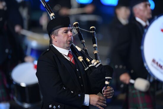 Opening ceremony for 10th Spasskaya Tower international military music festival