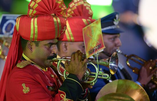 Opening ceremony for 10th Spasskaya Tower international military music festival