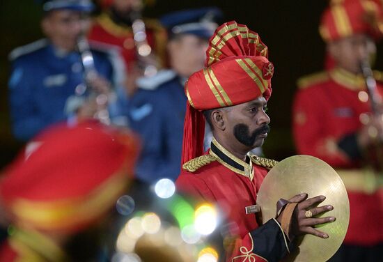 Opening ceremony for 10th Spasskaya Tower international military music festival