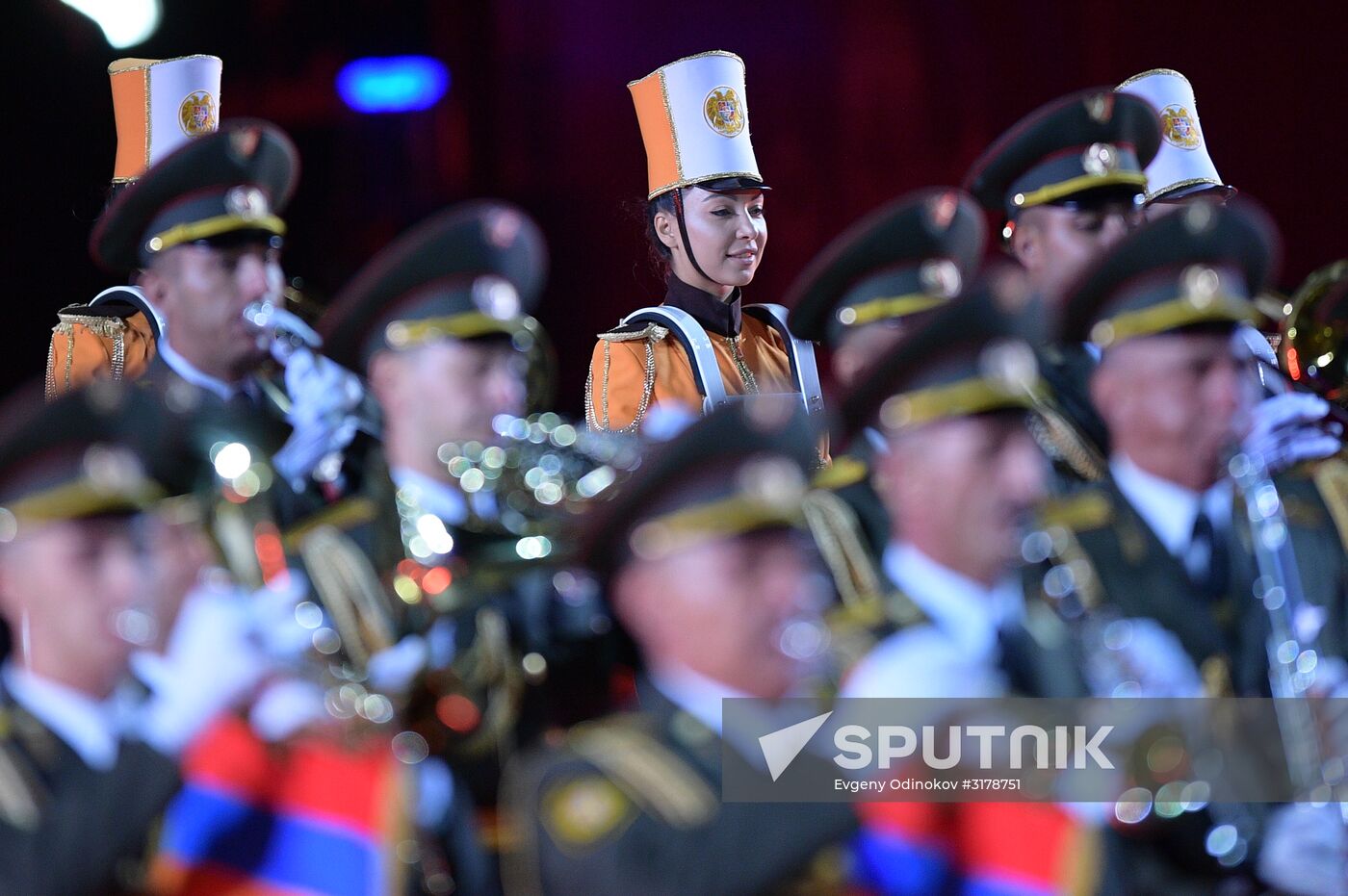 Opening ceremony for 10th Spasskaya Tower international military music festival