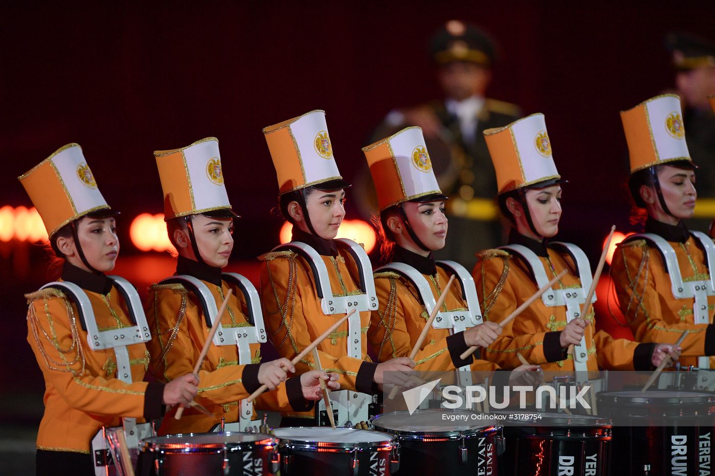 Opening ceremony for 10th Spasskaya Tower international military music festival