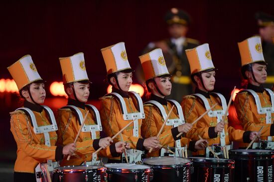 Opening ceremony for 10th Spasskaya Tower international military music festival