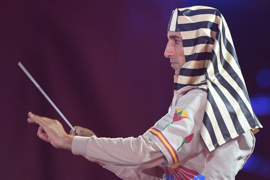 Opening ceremony for 10th Spasskaya Tower international military music festival
