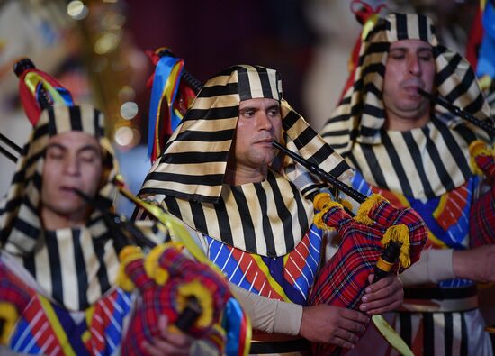 Opening ceremony for 10th Spasskaya Tower international military music festival