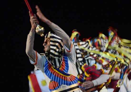 Opening ceremony for 10th Spasskaya Tower international military music festival