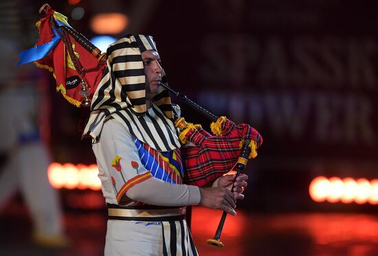 Opening ceremony for 10th Spasskaya Tower international military music festival