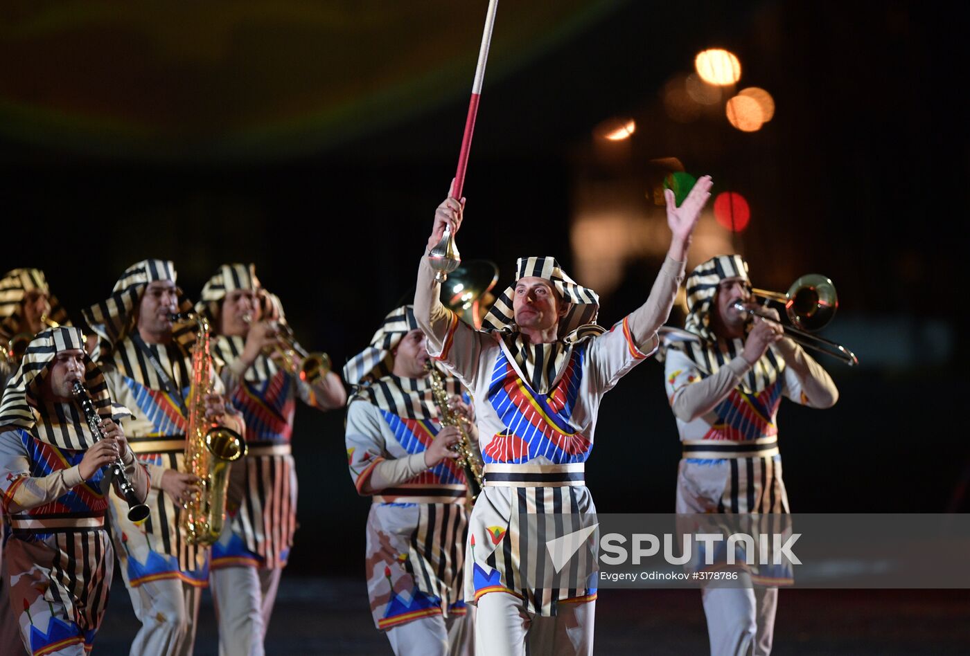 Opening ceremony for 10th Spasskaya Tower international military music festival