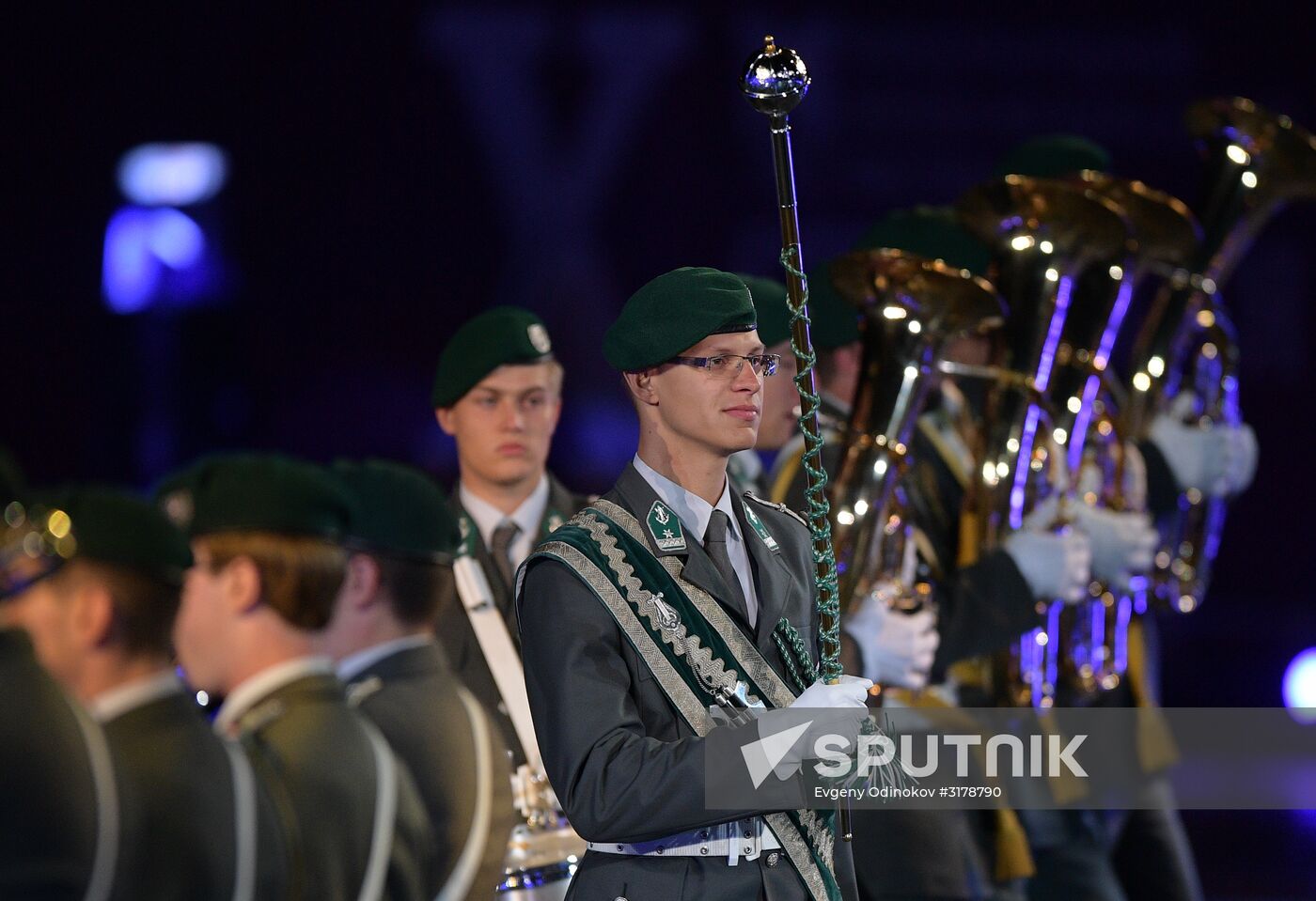 Opening ceremony for 10th Spasskaya Tower international military music festival