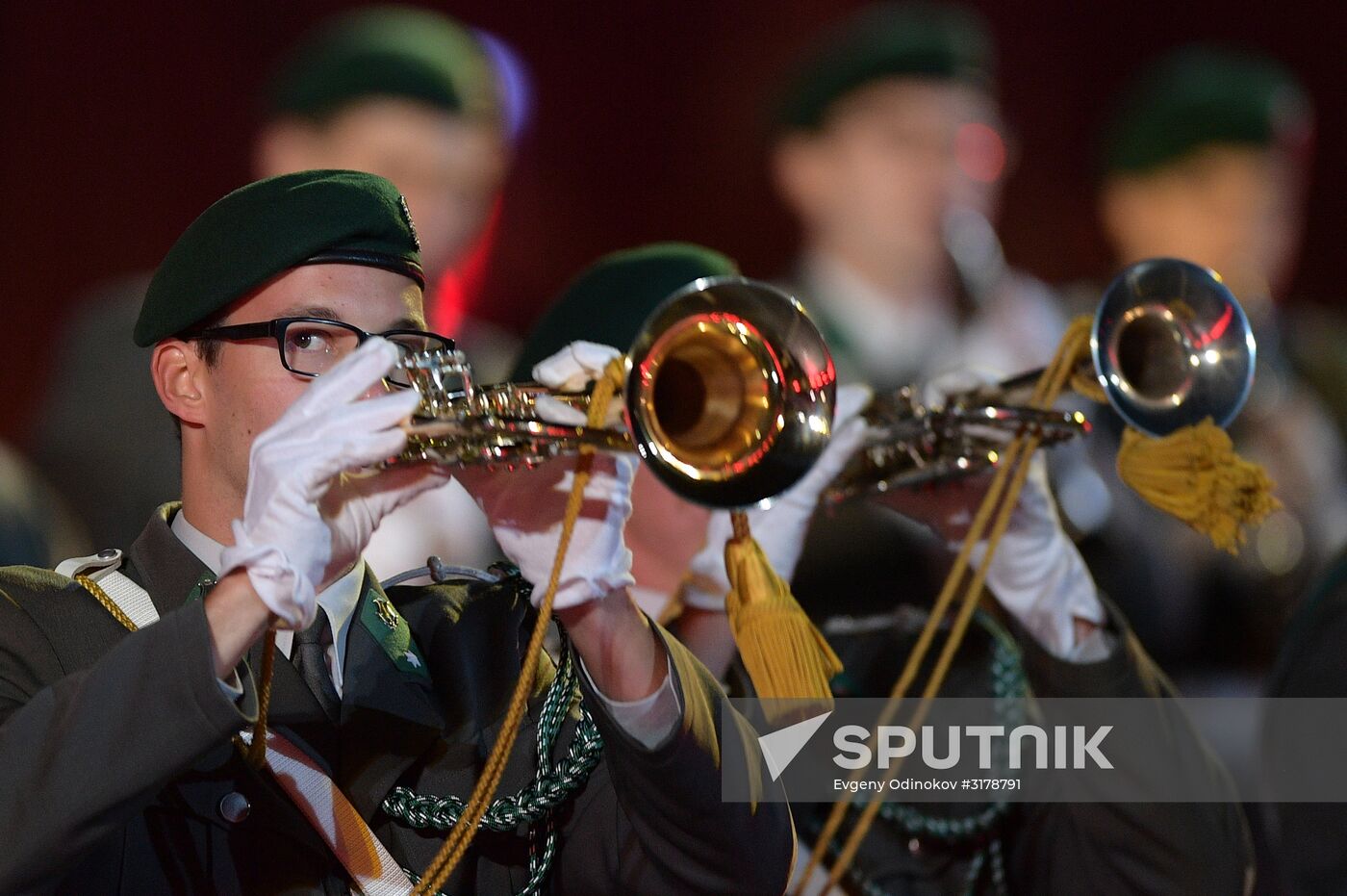 Opening ceremony for 10th Spasskaya Tower international military music festival