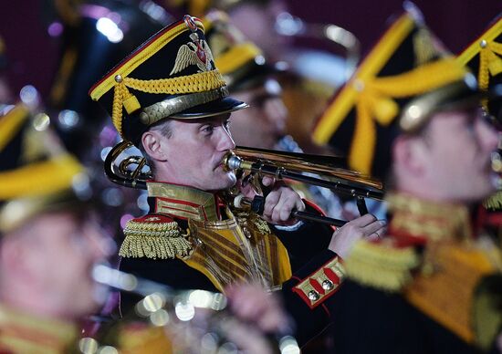 Opening ceremony for 10th Spasskaya Tower international military music festival