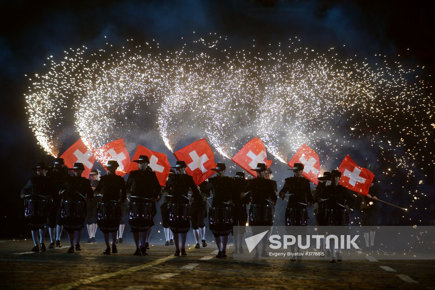 Opening ceremony for 10th Spasskaya Tower international military music festival