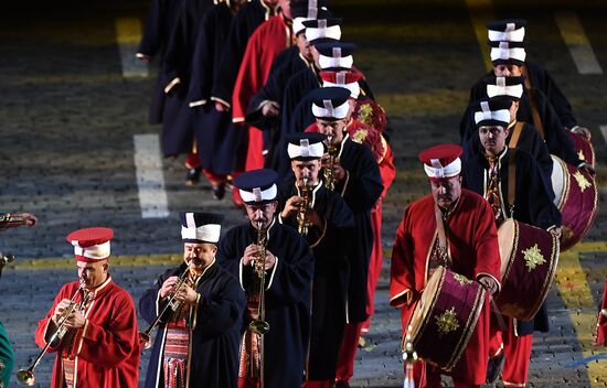 Opening ceremony for 10th Spasskaya Tower international military music festival