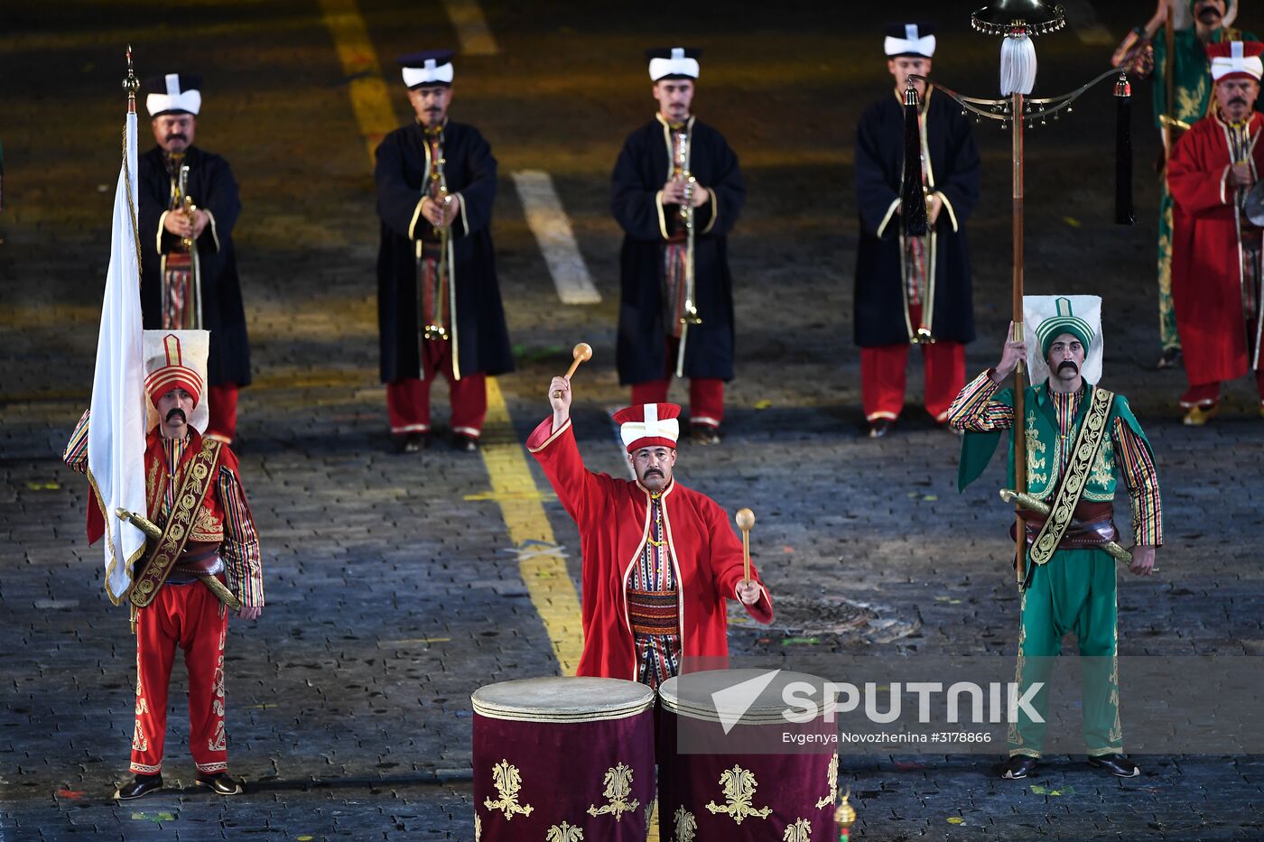 Opening ceremony for 10th Spasskaya Tower international military music festival