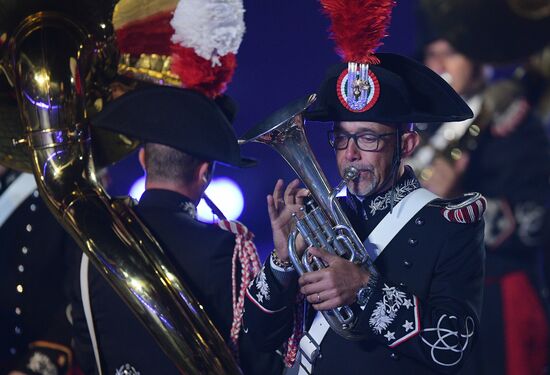 Opening ceremony for 10th Spasskaya Tower international military music festival