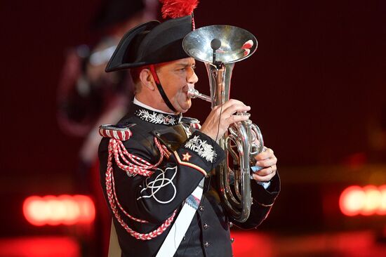 Opening ceremony for 10th Spasskaya Tower international military music festival