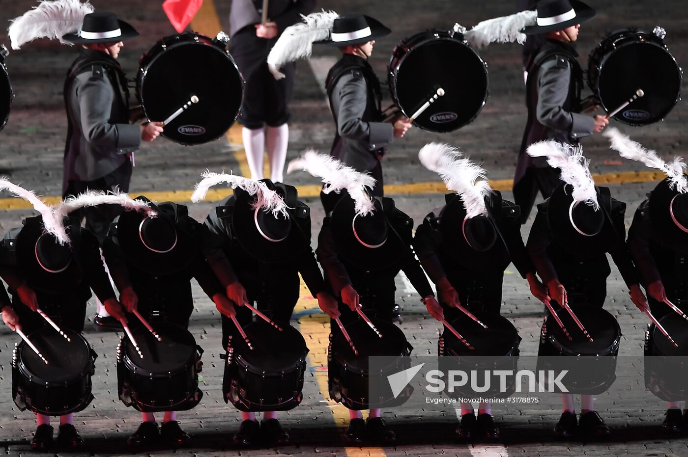 Opening ceremony for 10th Spasskaya Tower international military music festival