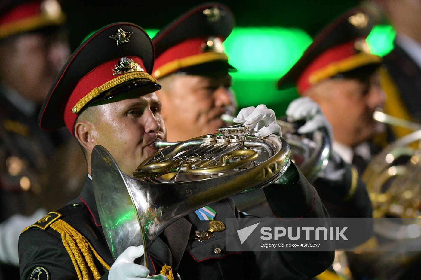 Opening ceremony for 10th Spasskaya Tower international military music festival