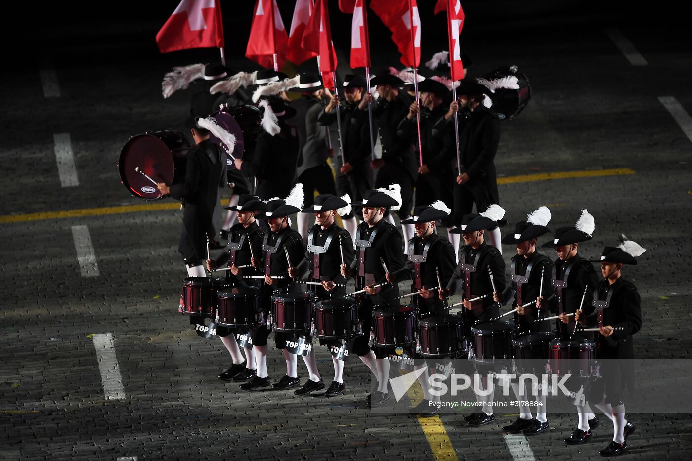 Opening ceremony for 10th Spasskaya Tower international military music festival