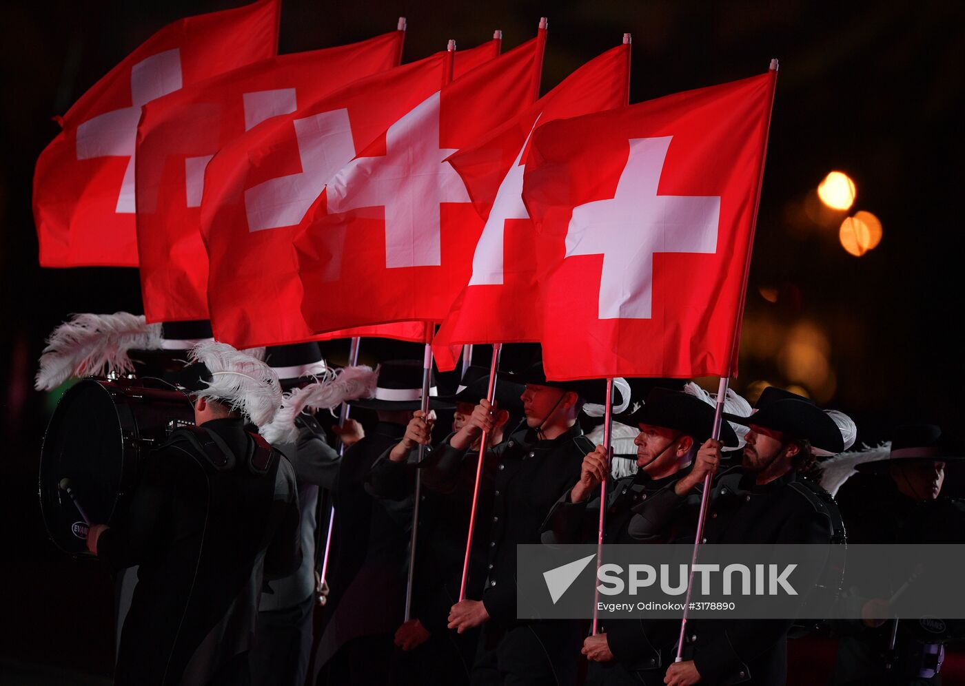 Opening ceremony for 10th Spasskaya Tower international military music festival