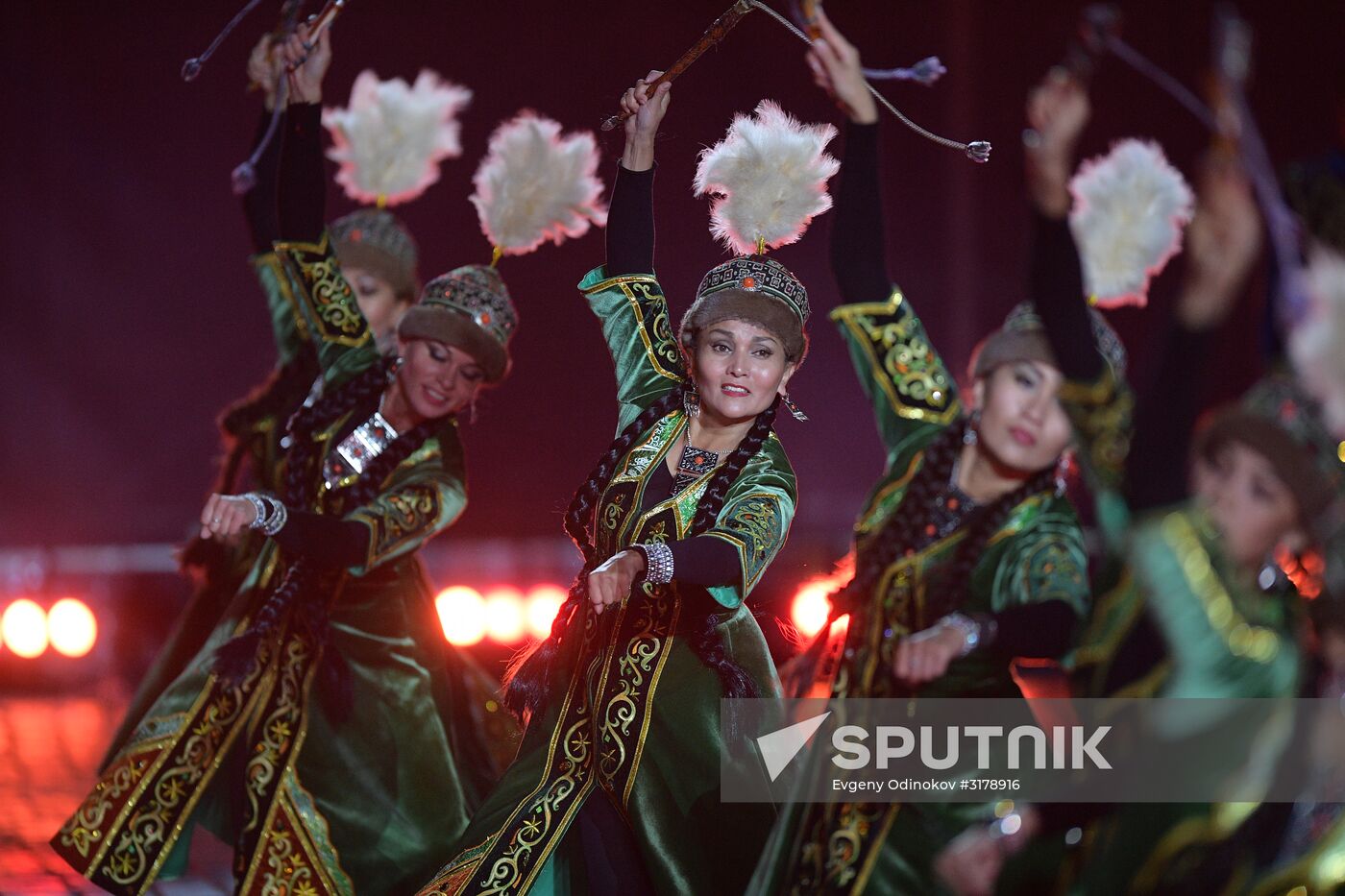 10th Spasskaya Tower international military music festival's opening ceremony