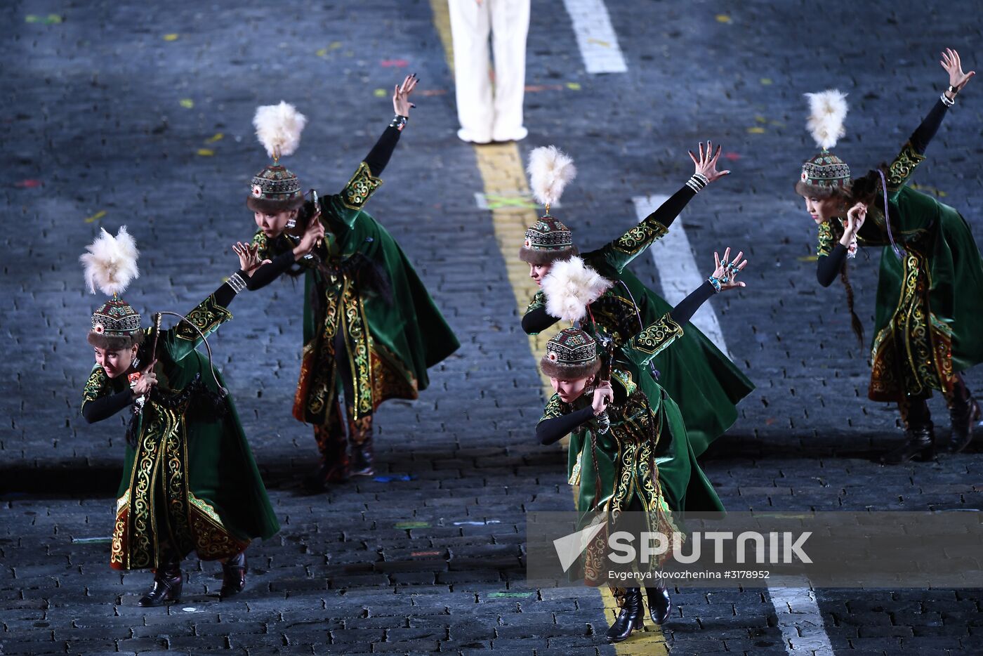 10th Spasskaya Tower international military music festival's opening ceremony