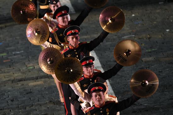 Opening ceremony for 10th Spasskaya Tower international military music festival