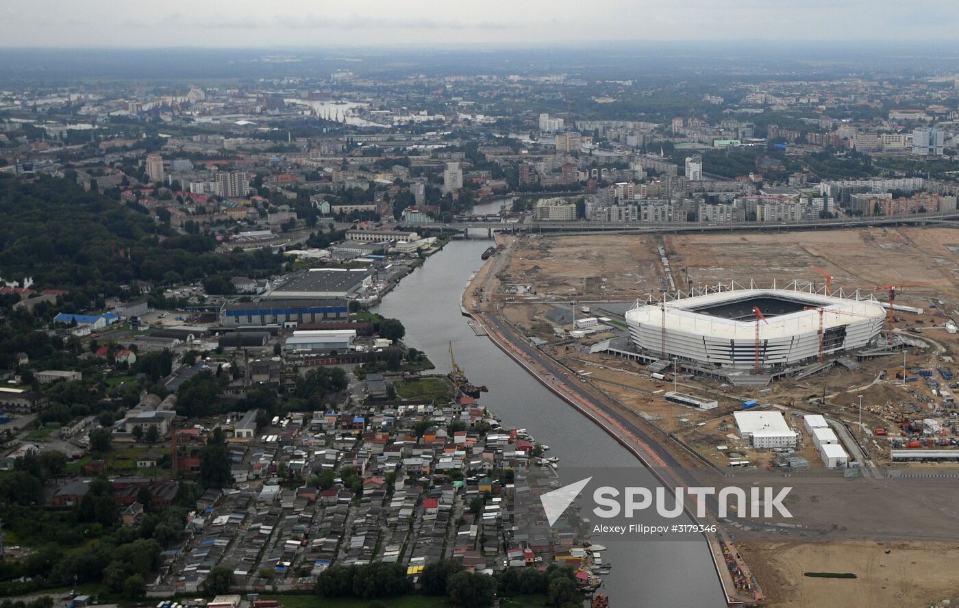 Kaliningrad Stadium construction site