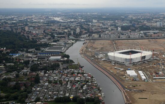 Kaliningrad Stadium construction site