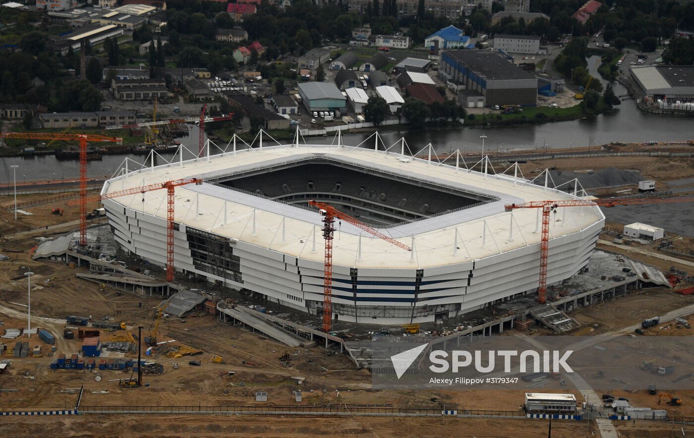 Kaliningrad Stadium construction site