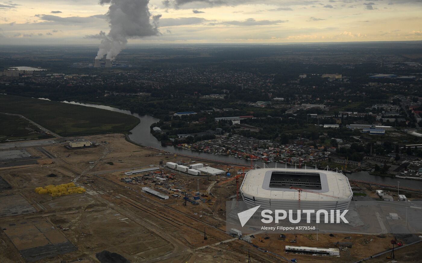 Kaliningrad Stadium construction site