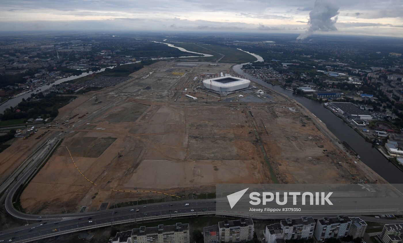 Kaliningrad Stadium construction site