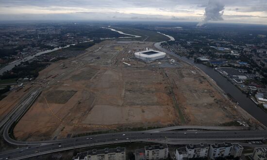 Kaliningrad Stadium construction site