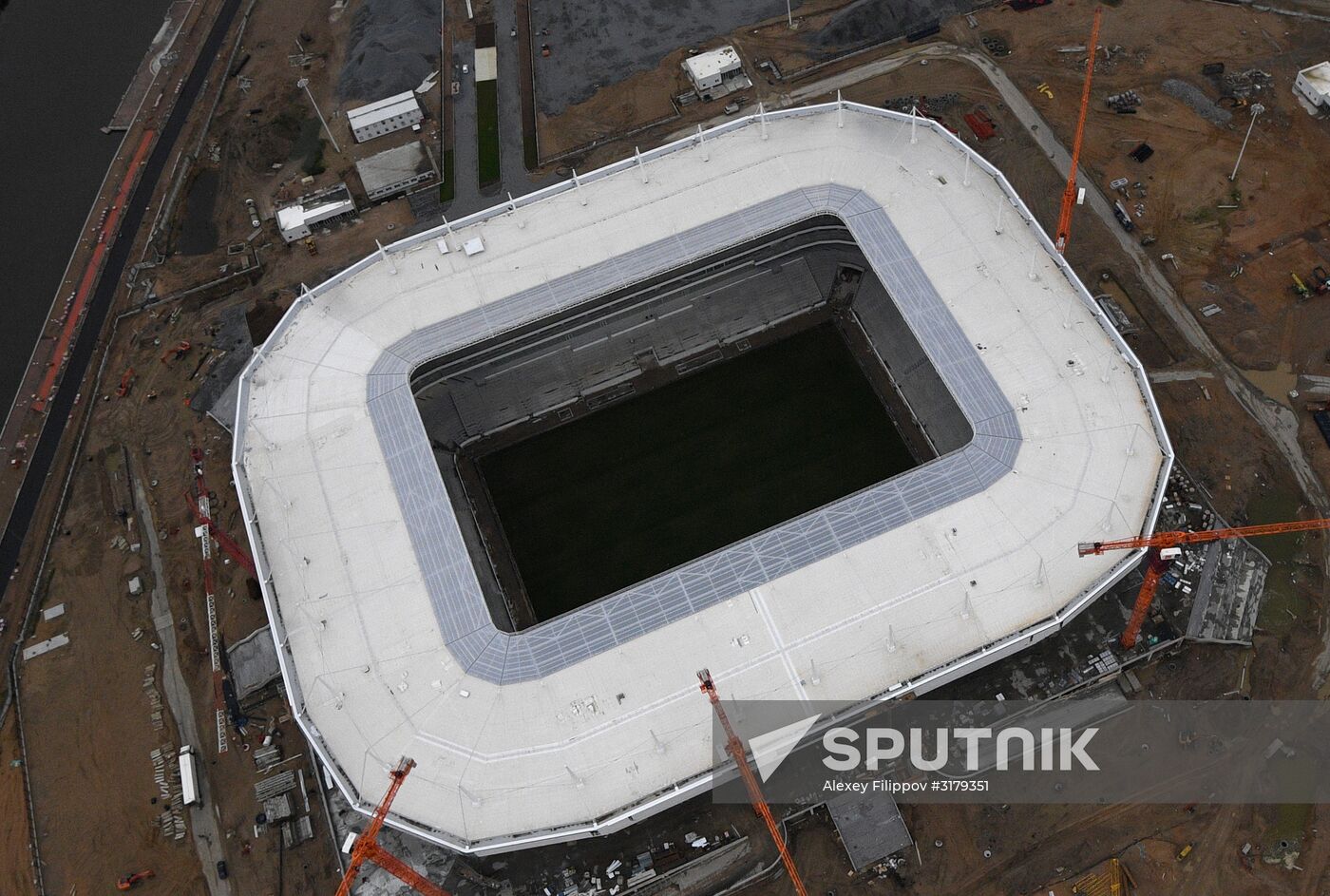 Kaliningrad Stadium construction site