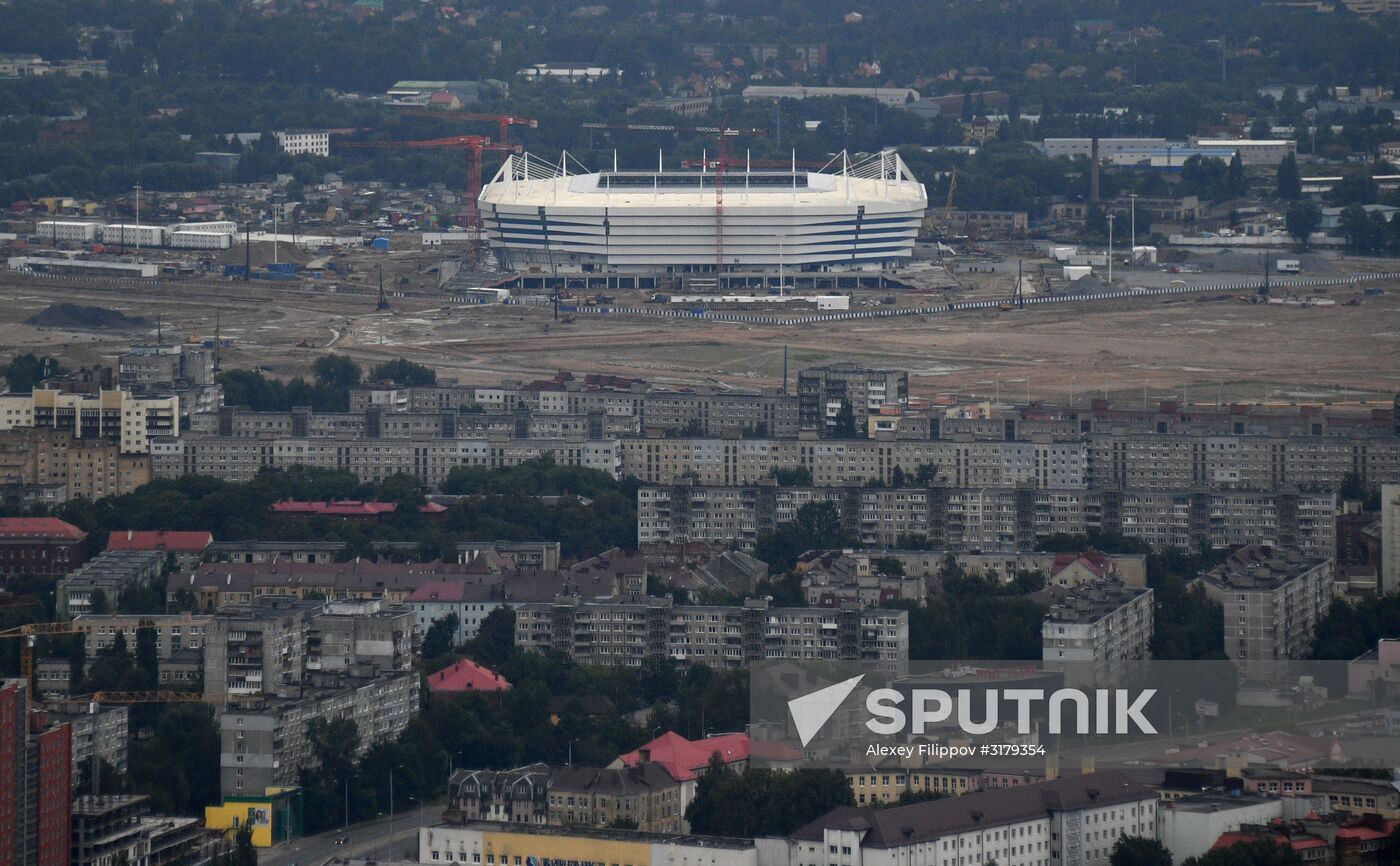Kaliningrad Stadium construction site