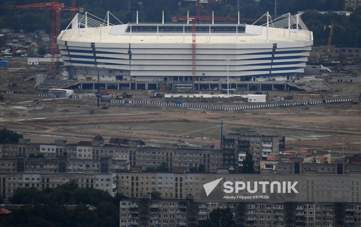Kaliningrad Stadium construction site