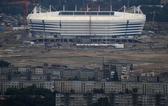 Kaliningrad Stadium construction site
