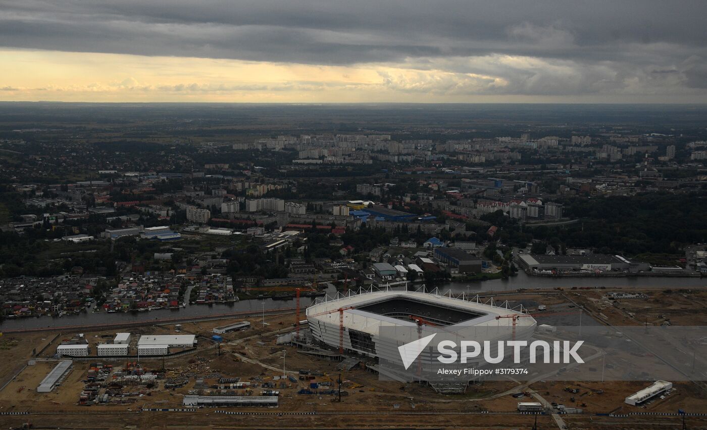 Kaliningrad Stadium construction site