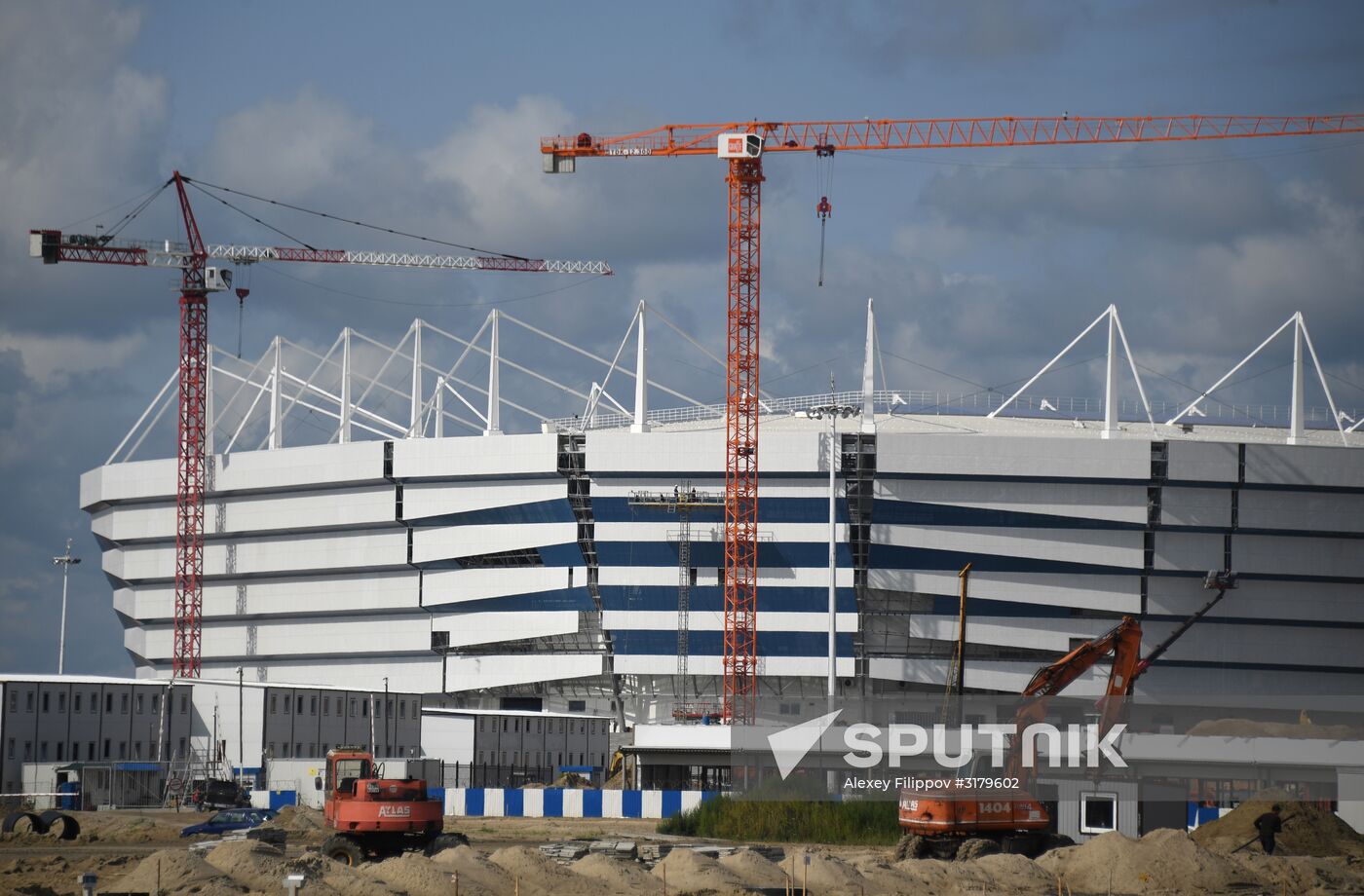 Kaliningrad Stadium construction site