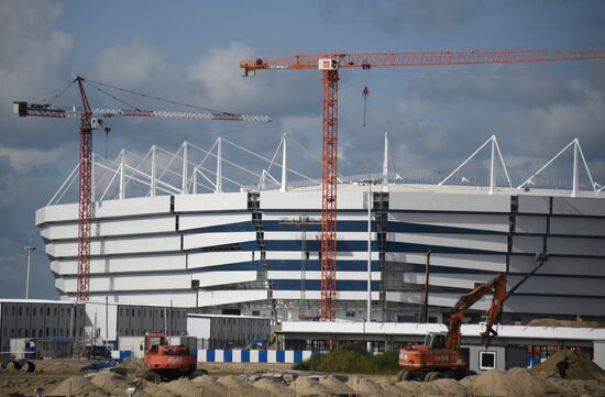 Kaliningrad Stadium construction site