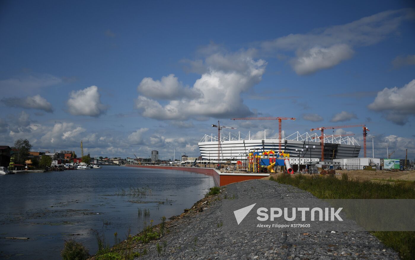 Kaliningrad Stadium construction site
