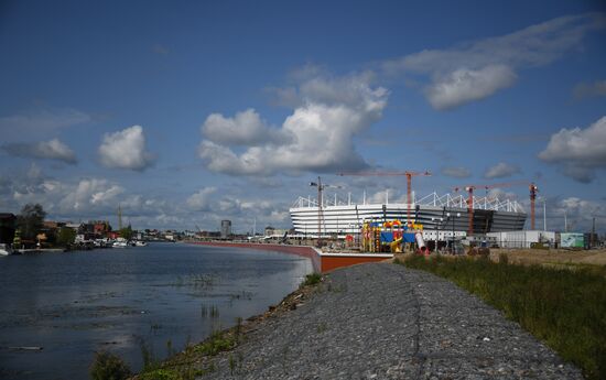 Kaliningrad Stadium construction site