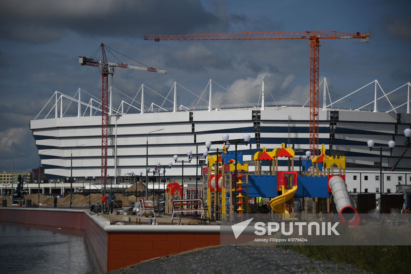 Kaliningrad Stadium construction site