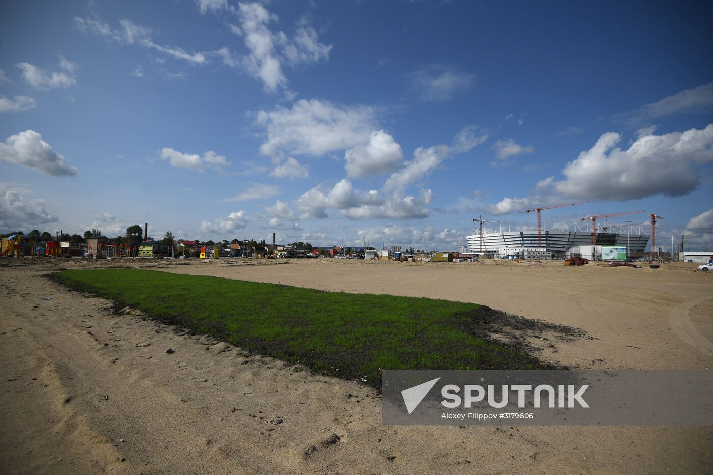 Kaliningrad Stadium construction site