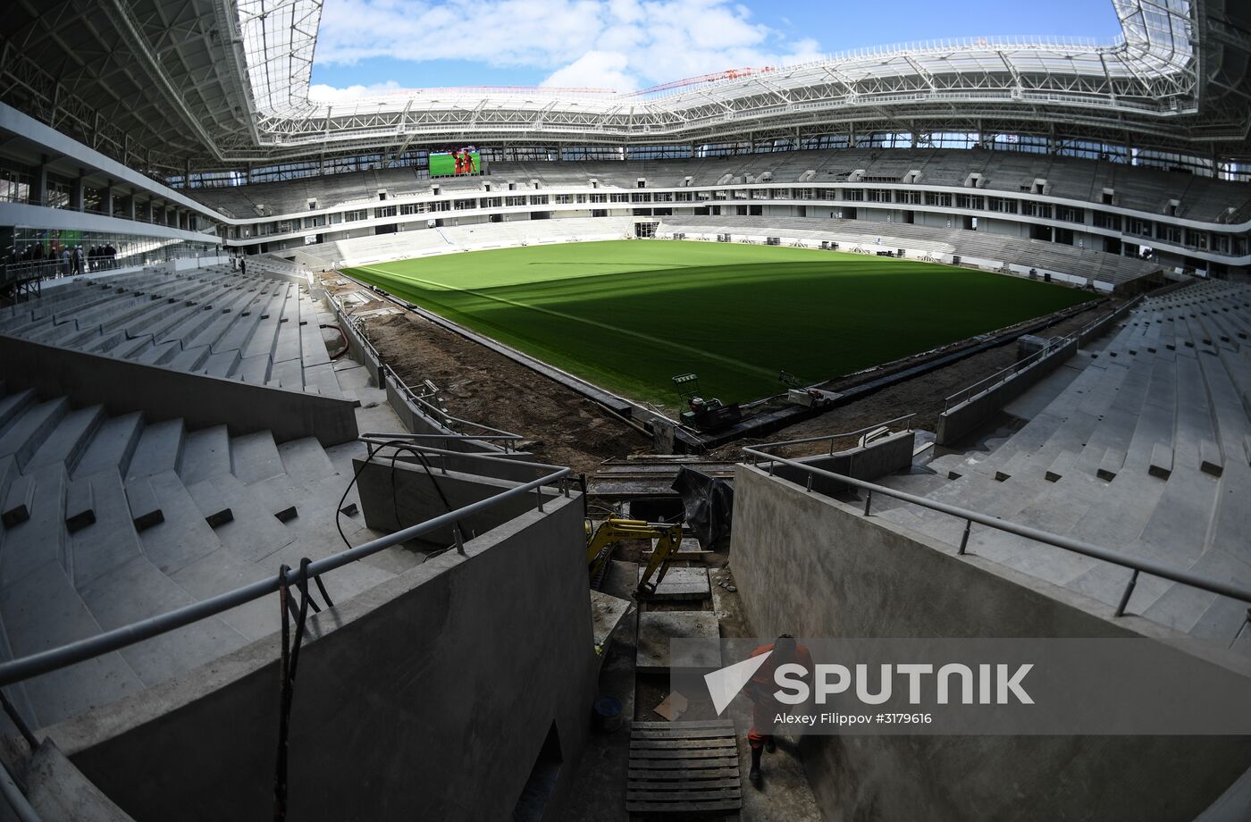 Kaliningrad Stadium construction site